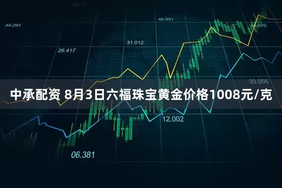 中承配资 8月3日六福珠宝黄金价格1008元/克